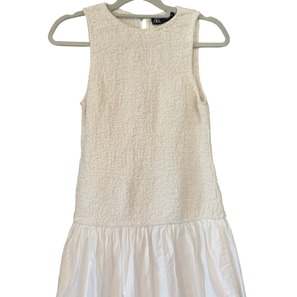 Zara Poplin Balloon Maxi Dress, Sz S - Picture 6 of 15